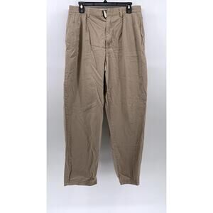 POLO RALPH LAUREN Men's Vintage Tan Pleated Straight-Leg Andrew Pant SZ 33X32